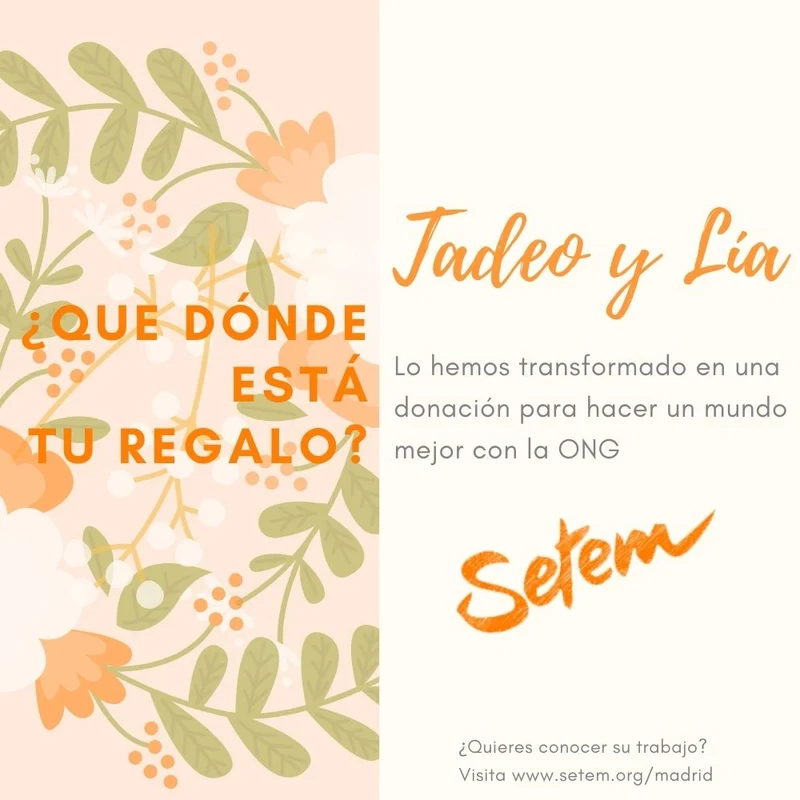 Detalle solidario personalizable