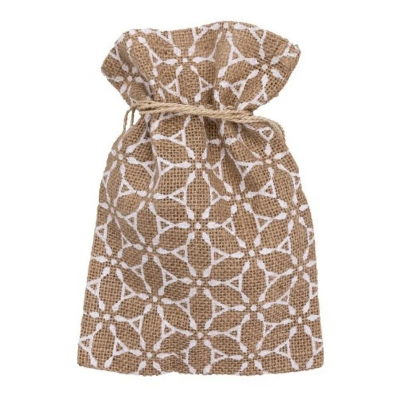 Bolsita de yute con motivos geométricos. Bangladesh