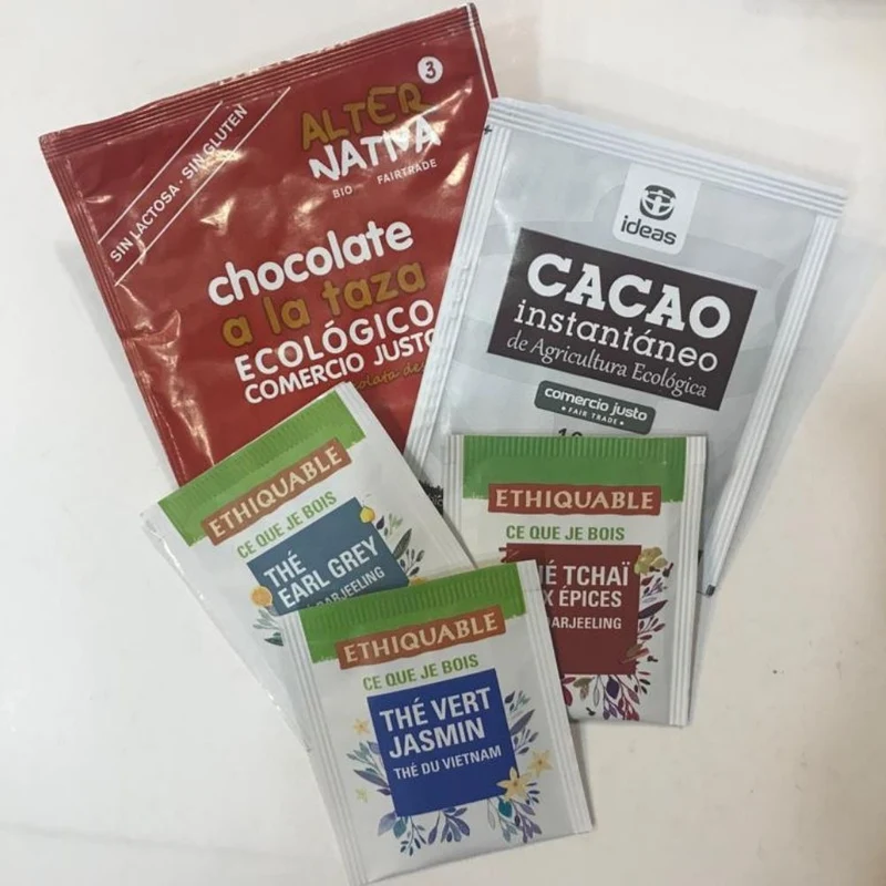 Pack cacao soluble, a la taza y tres tés BIO