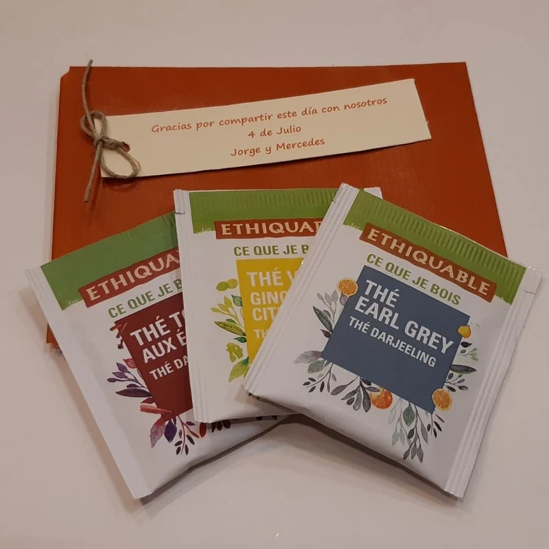 Pack tres sobrecitos de té BIO surtidos