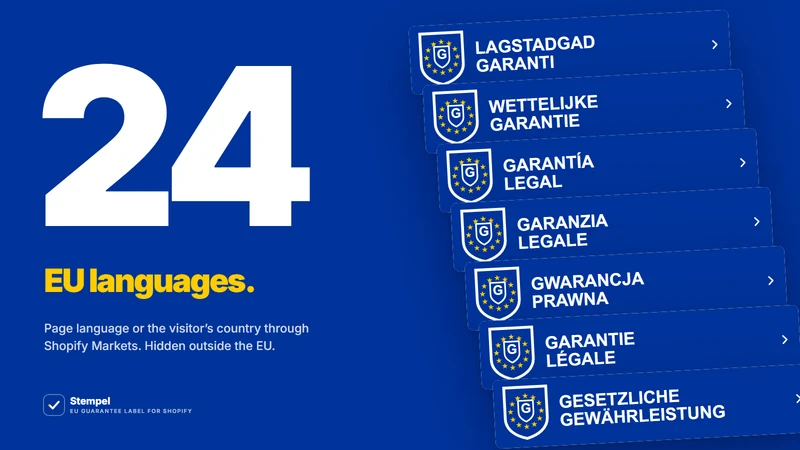 Stempel: EU GARAN Label