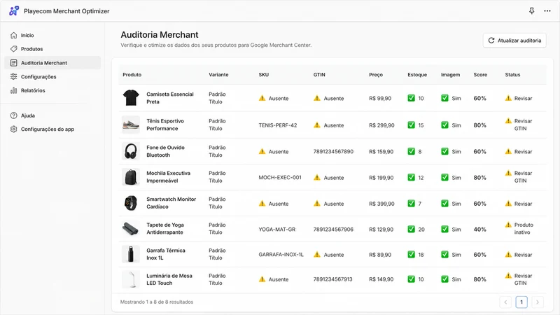 Playecom Merchant Optimizer