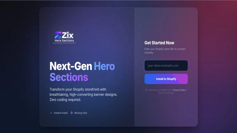 Zix Hero Sections