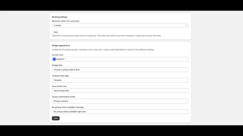 Pickup Scheduler ‑ InSite
