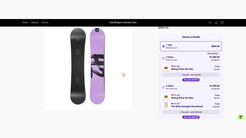 CashEngine: Upsell & Bundles
