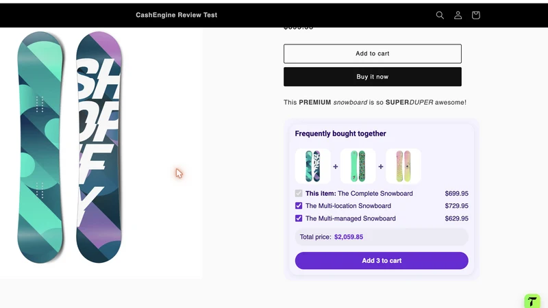 CashEngine: Upsell & Bundles