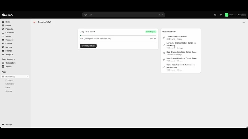 BhashaSEO: AI SEO & Translate