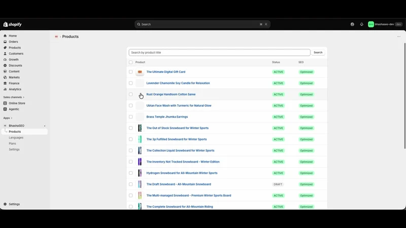 BhashaSEO: AI SEO & Translate