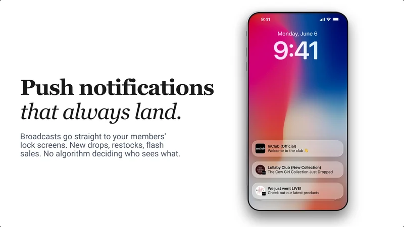 InClub Community Commerce App