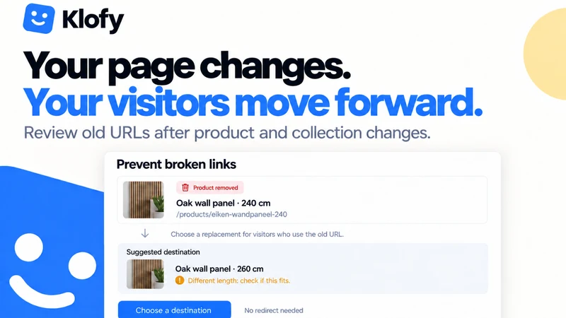 Klofy ‑ 404 & Redirects