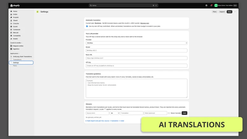 GridLang: Bulk Translations