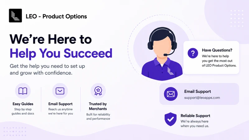 LEO ‑ Product Options