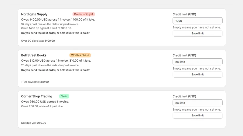 Chalkline: Net 30 Invoices