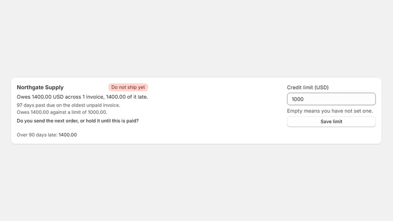 Chalkline: Net 30 Invoices