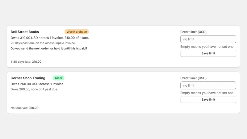 Chalkline: Net 30 Invoices
