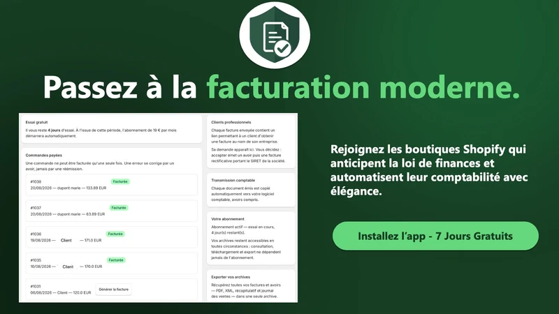 E‑Facture Factur‑X