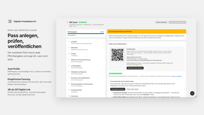 DPP‑Digitaler Produktpass EU