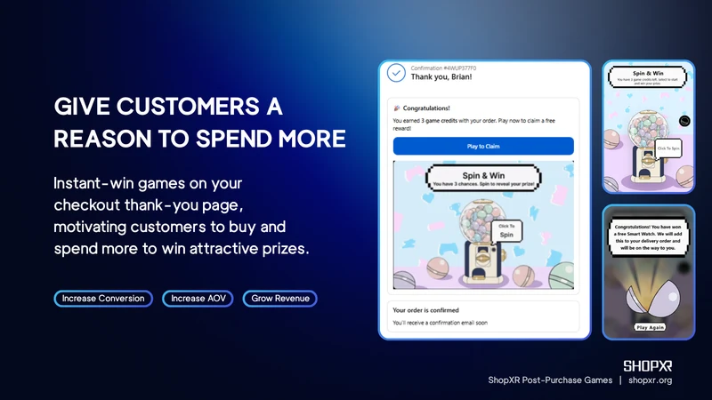 ShopXR: Post‑Purchase Games