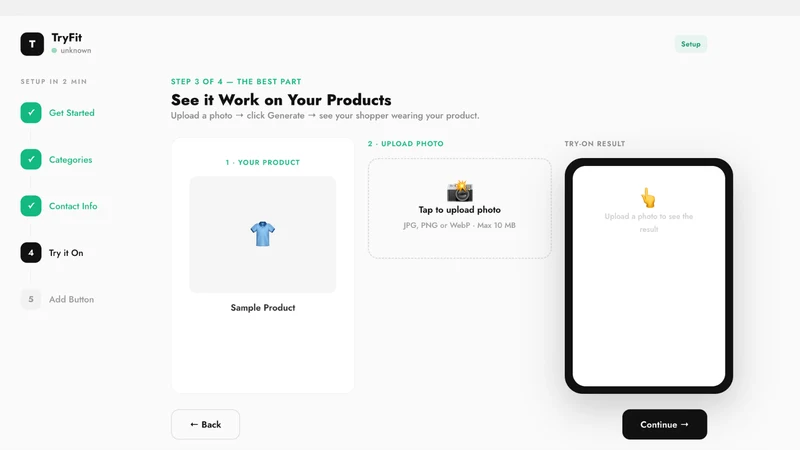 TryFit – AI Virtual Try‑On