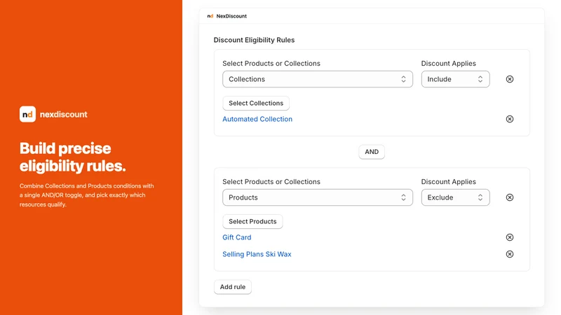 NexDiscount: Discount Manager