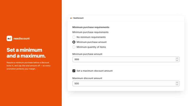 NexDiscount: Discount Manager