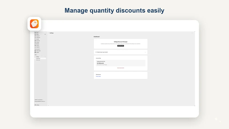 SellApp: Bulk Discounts