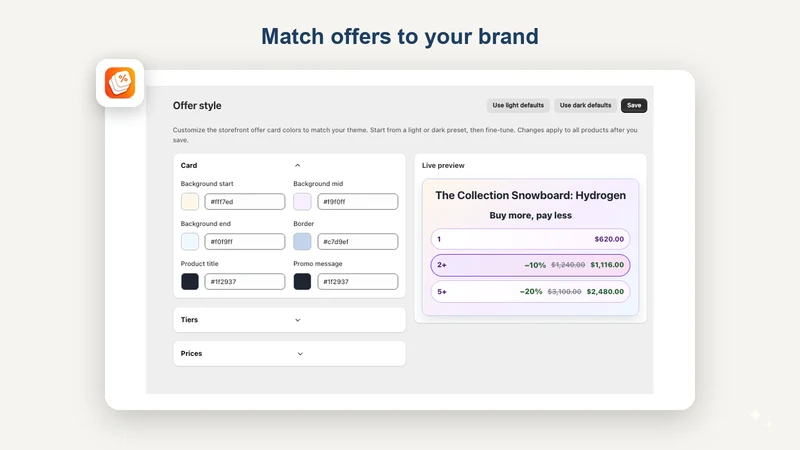 SellApp: Bulk Discounts