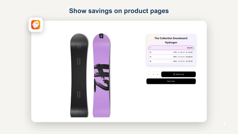 SellApp: Bulk Discounts