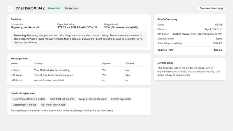 Liftback: AI Cart Recovery