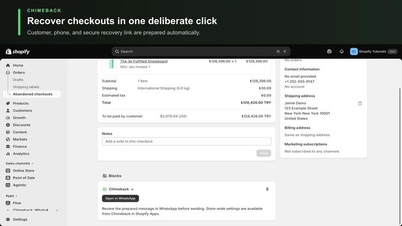 Chimeback: WhatsApp Recovery