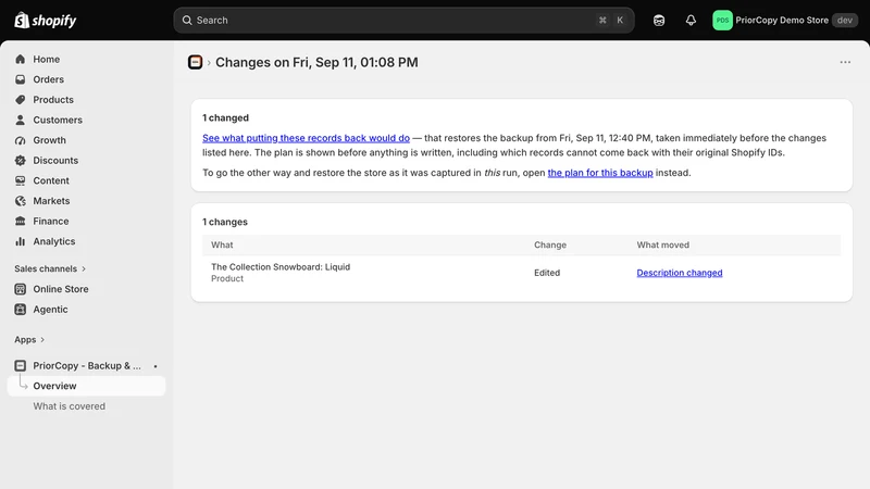 PriorCopy ‑ Backup & Restore