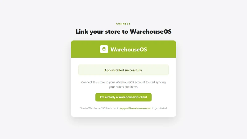 WarehouseOS