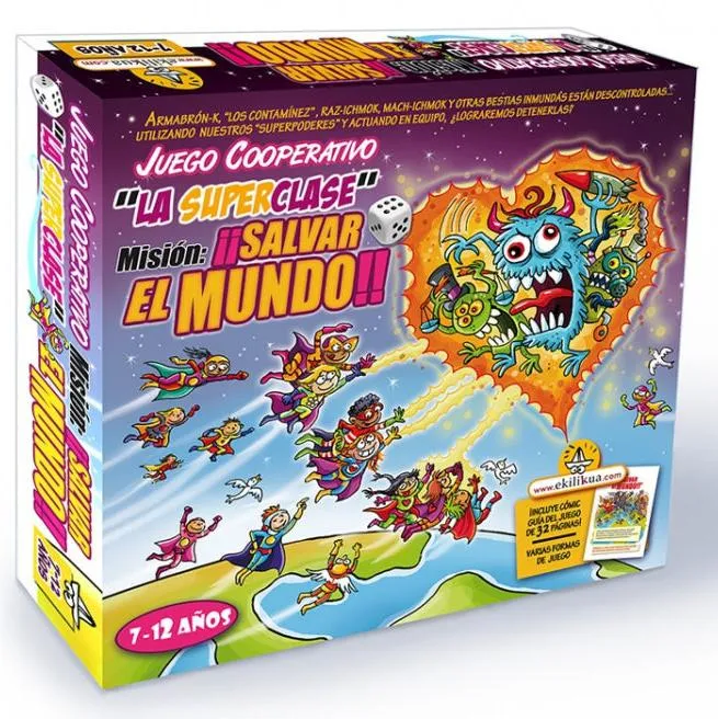 Juego -LA SUPERCLASE- Misión: salvar el mundo