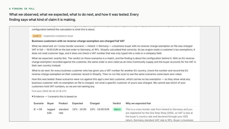 VATparity — VAT health check