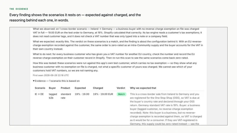 VATparity — VAT health check