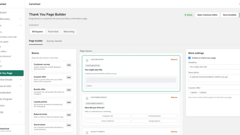 Cartwheel ‑ Marketing Suite
