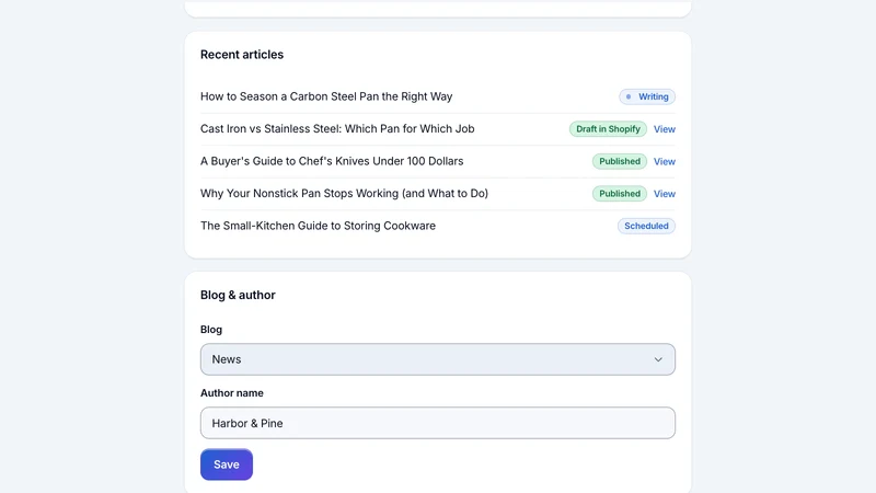 YoDon: AI Blog Writer