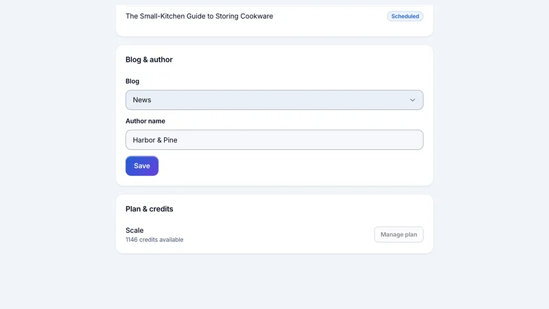 YoDon: AI Blog Writer
