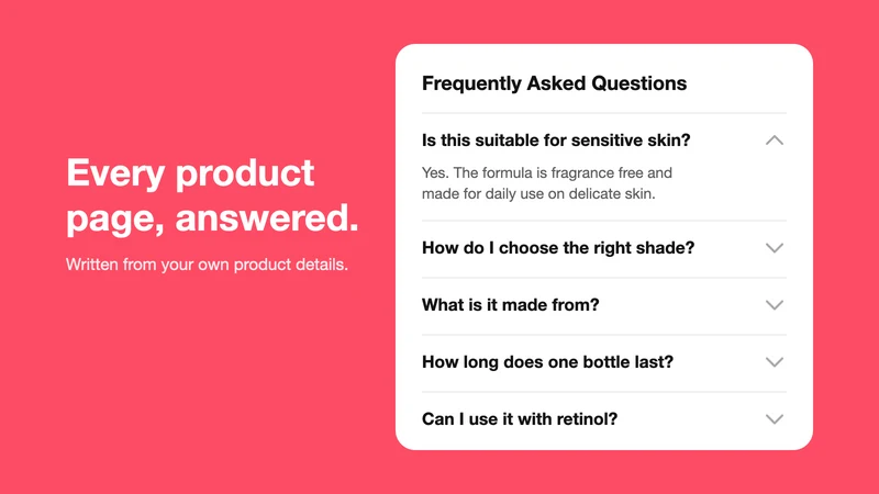 AutoFAQ: AI Product FAQ & SEO