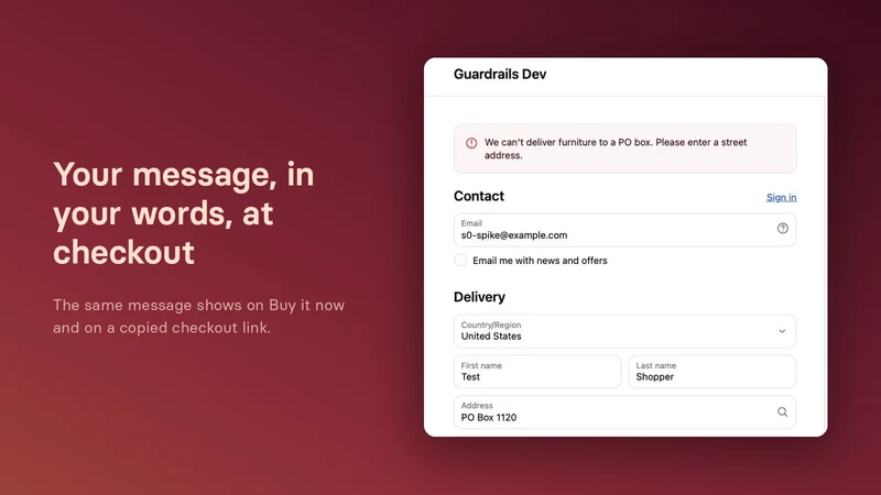 Lit Checkout Rules & Limits