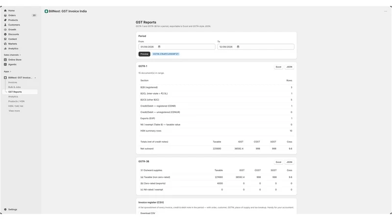 BillNest: GST Invoice India
