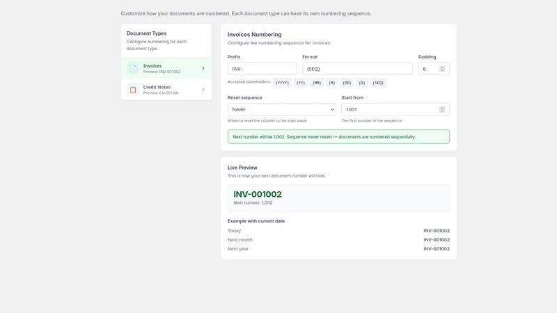 VeyzaDocs ‑ PDF Invoice