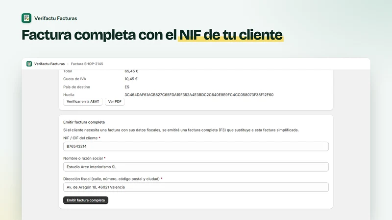 Verifactu Facturas
