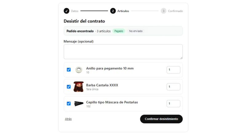 LG EU Withdrawal Button & Form