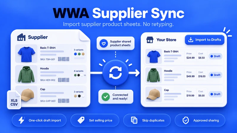 WWA Supplier Sync