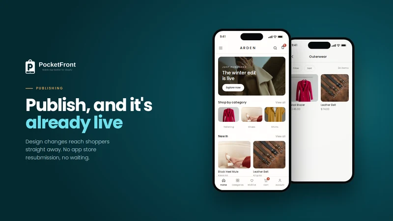 PocketFront Mobile App Builder
