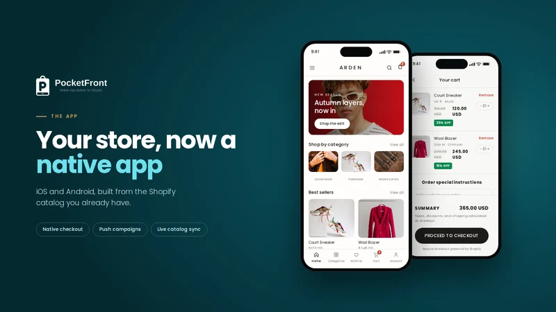 PocketFront Mobile App Builder