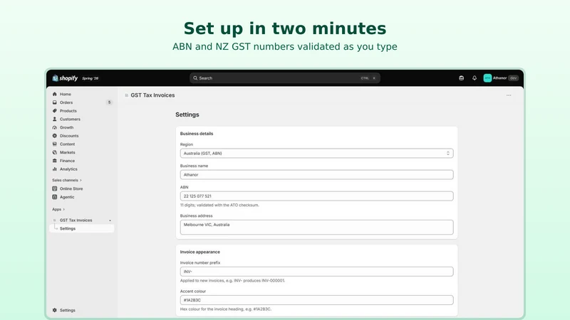 GSTSolve ‑ GST Tax Invoices