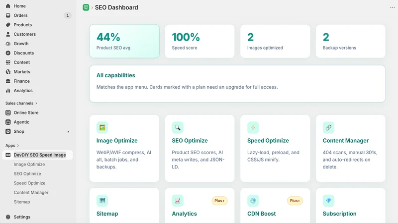 DevDIY SEO Speed Image