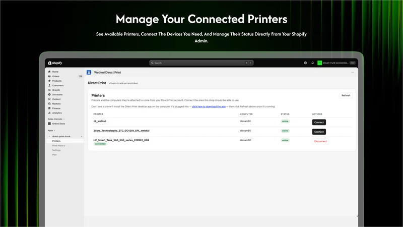 Webkul Direct Print